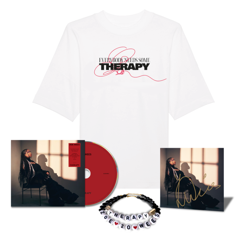 Therapy by Zoe Wees - CD + Signed Art Card + T-Shirt + Bracelets - shop now at Zoe Wees store